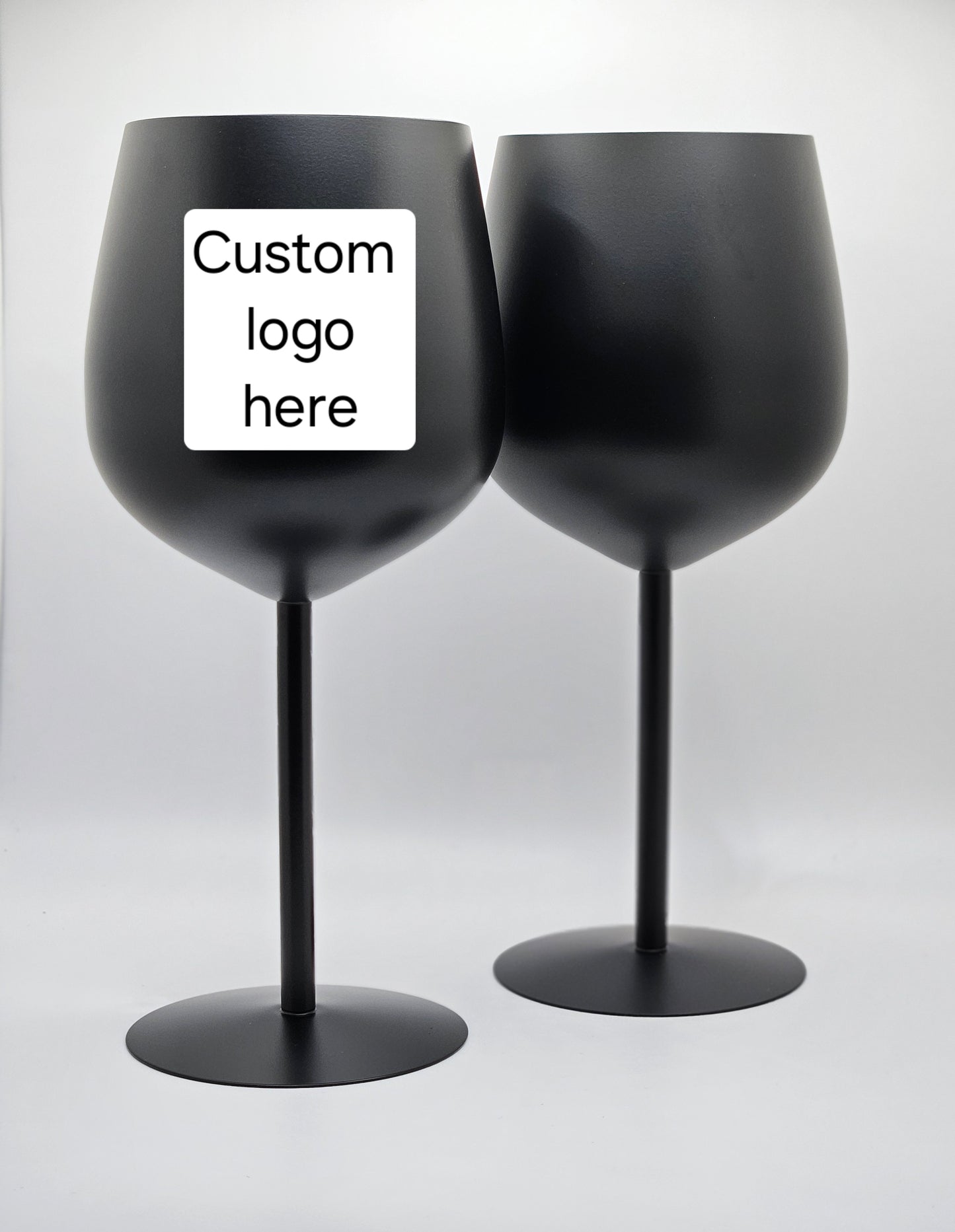 Personalized/Custom Stainless Steel Wine Glass Set